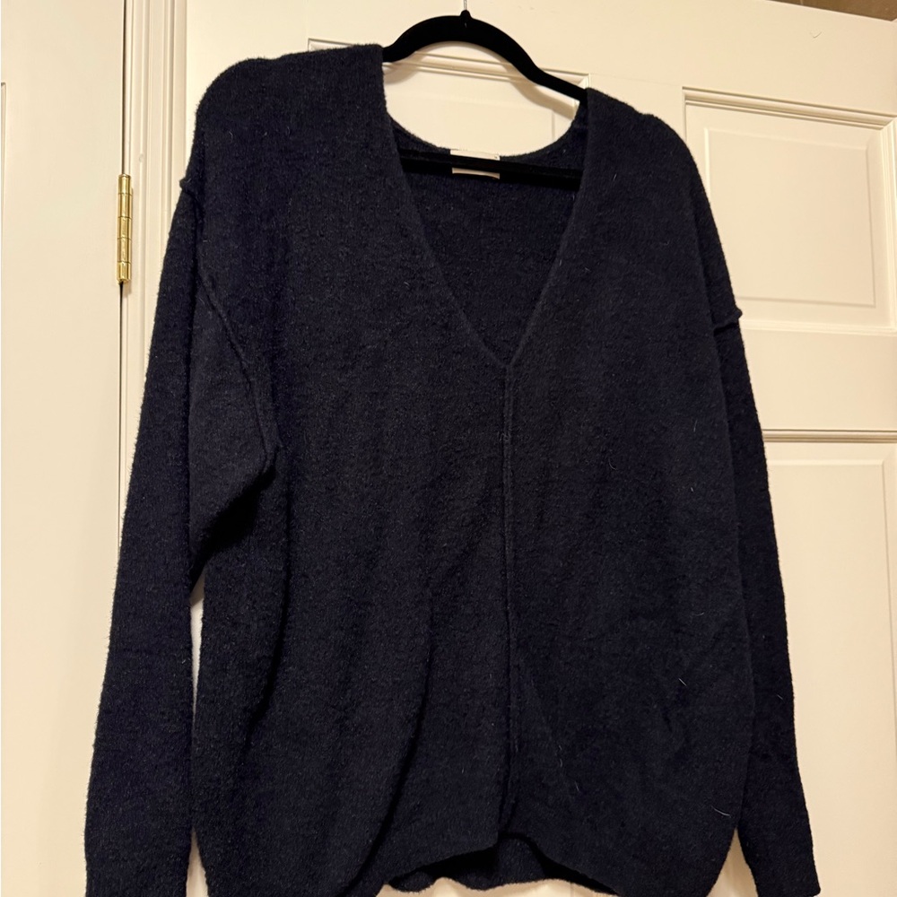 Wilfred Midnight V-Neck Sweater
